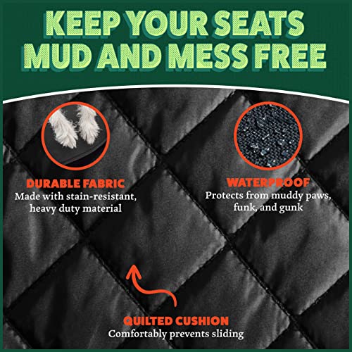 MuttStuff & Co Dog Car Seat - Waterproof Booster Seat Puppy Seat Belt, 2-in-1 Seat Cover for Dog in Car, Puppy Travel Car Seat, Foldable Safety Basket Seat for Small to Medium Dogs - Image 5