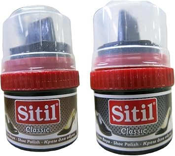 Klasik Kahverengi ve Siyah Ayakkab  Boyas , 50 ml, Cilal