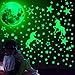466Pcs Einhorn Wandtattoos Leuchtende, im Dunkeln Leuchten wandsticker fluoreszierend,leuchtsticker,aufkleber leuchtend selbstklebend,leuchtaufkleber,leuchtende sterne,leuchtmond kinderzimmer