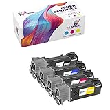 AZ Supplies © Premium OEM Quality Compatible Xerox Phaser 6500, Black 106R01597, Cyan 106R01594, Magenta 106R01595, Yellow 106R01596 Toner Set for Xerox Phaser 6500, Xerox WorkCentre 6505 Series Printers. Black 3,000; Colors 2,500 pages yield.