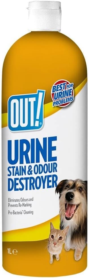 OUT! Urine Stain & Odour Destroyer for Pets | Enzymatic Pro-Bacteria ...