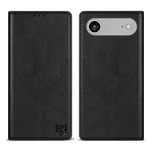 ZZXX for iPhone 17 Air Wallet Case Strong Magnetic 6.5 inch,Black