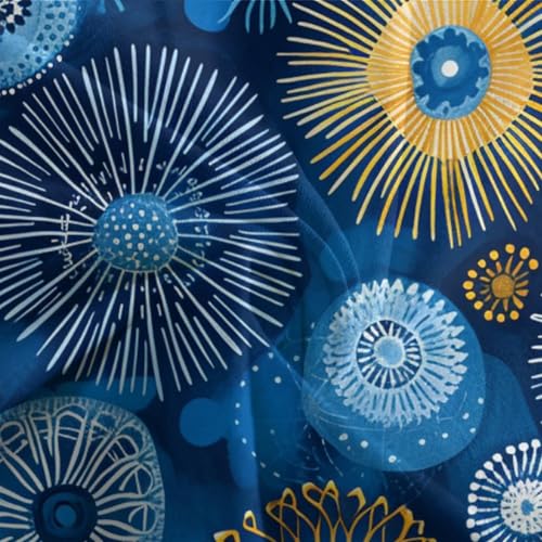 Feux d'artifice 3D housse de couette zippée et microfibre douce