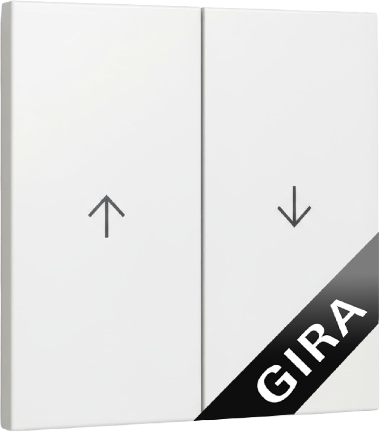 Gira 329403 Rocker Switch Pure White Glossy 2-Way