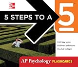 5 Steps to a 5 AP Psychology Flashcards (5 Steps to a 5 on the Advanced Placement Examinations Series)