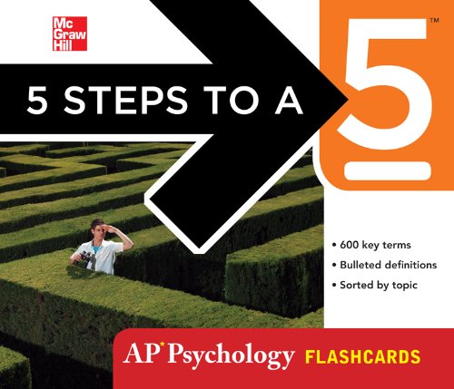 5 Steps to a 5 AP Psychology Flashcards (5 Steps to a 5 on the Advanced Placement Examinations Series)