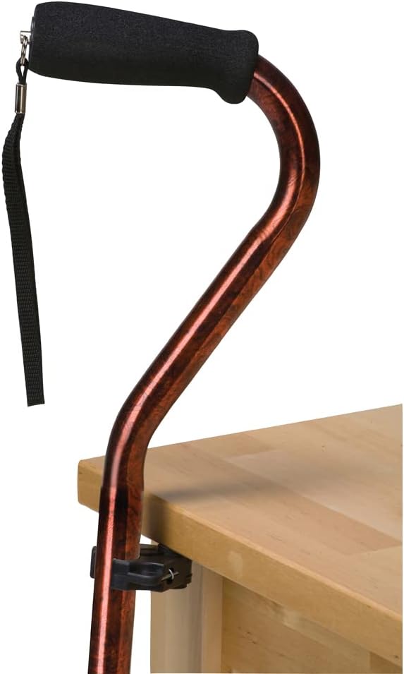DMI Universal Cane Holder, Attached to Most Canes, Keeps Canes from Falling, Portable, Black, 1 Inch : Health & Household