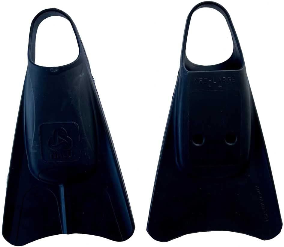 RIP Premium Bodysurf, Bodyboard, Snorkel Swim Fins - They Float! - Intermediate to Advance Level Symmetrical Fins (Flippers) Lateral Ribs & Gum Rubber Blades, Comfort, Speed & Control, Boogie, Dive