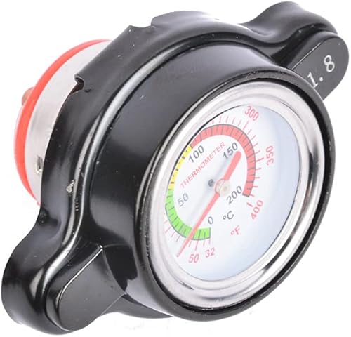 Miniatura 7 de Tapa de radiador de presión con medidor de temperatura compatible con Honda, Kawasaki, Suzuki, Yamaha, Polaris Ranger, Husqvarna Dirt Bike, KTM, más