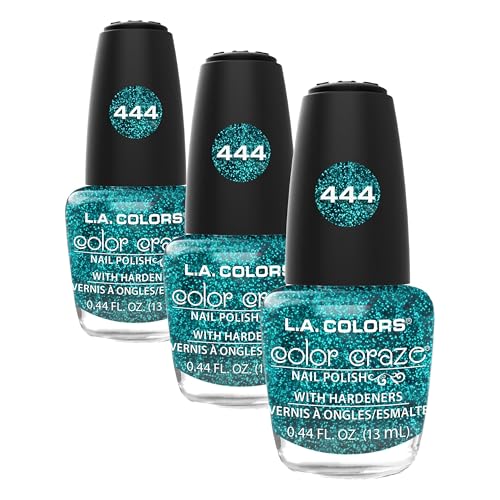 Image of L.A. COLORS Color Craze Nail Polish, Treasure Island CNP444 (Pack of 3)