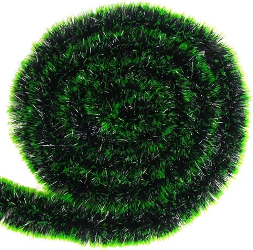 SULOLI 10 Meter Weihnachtsgirlande grün,Tannengirlande,Kunststoff...