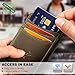 BULLIANT Slim Wallet For Men 12Cards,Magnetic Flip Build-in Money Clip Airtag Compatible-RFID Blocking