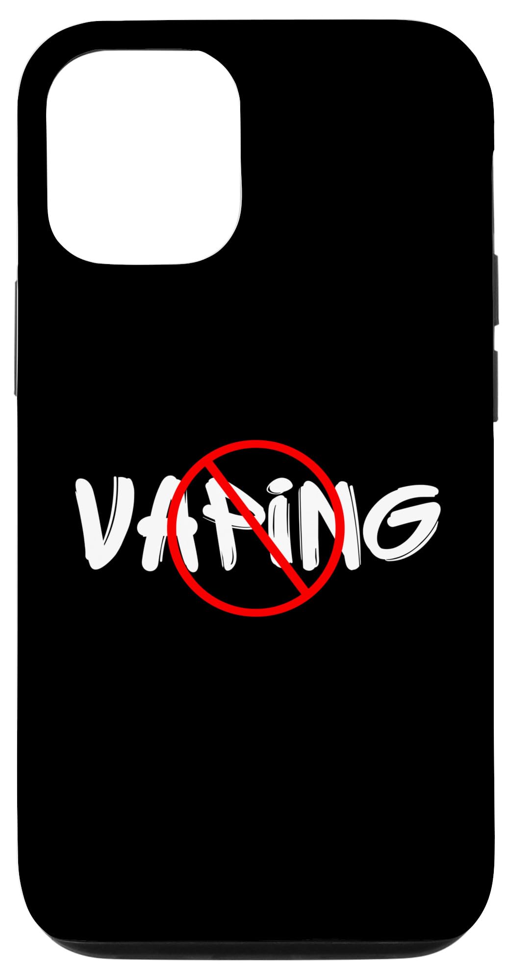 iPhone 15 Pro Against Vaping Don't Vape Anti Vaping Anti-Vape Supporter Case