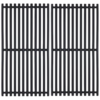 Charbrofire 463241013 463241014 463270614 Grates Replacement Parts for Charbroil Grill Grates 463270615 463241014 T-22D 463270613 463270611 Char-Broil Cast Iron Cooking Grate 2 Pieces