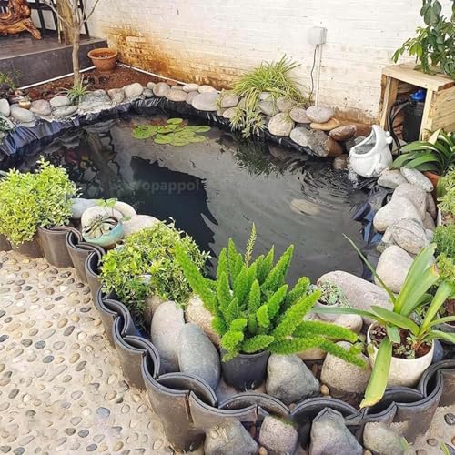 Bâche de bassin imperméable et robuste en caoutchouc flexible