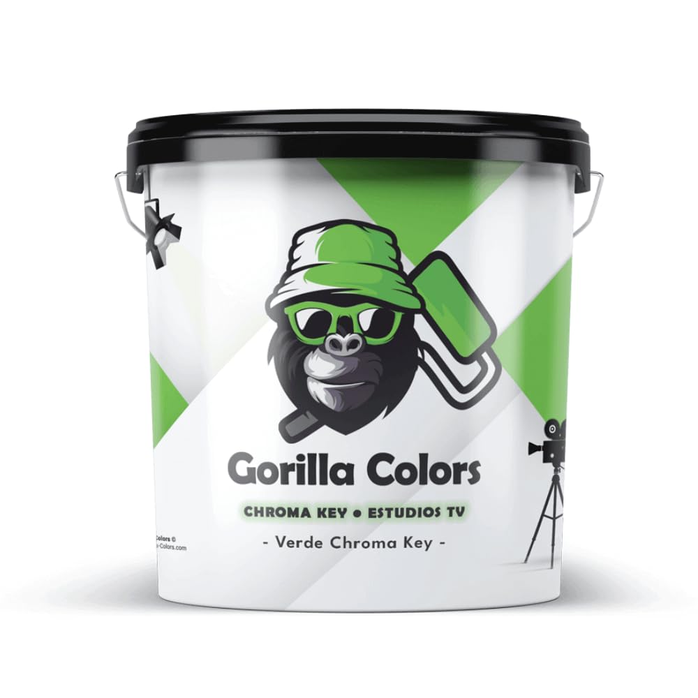 Pintura Chroma Key Verde 5Kg. para Estudios de Televisión y Cine