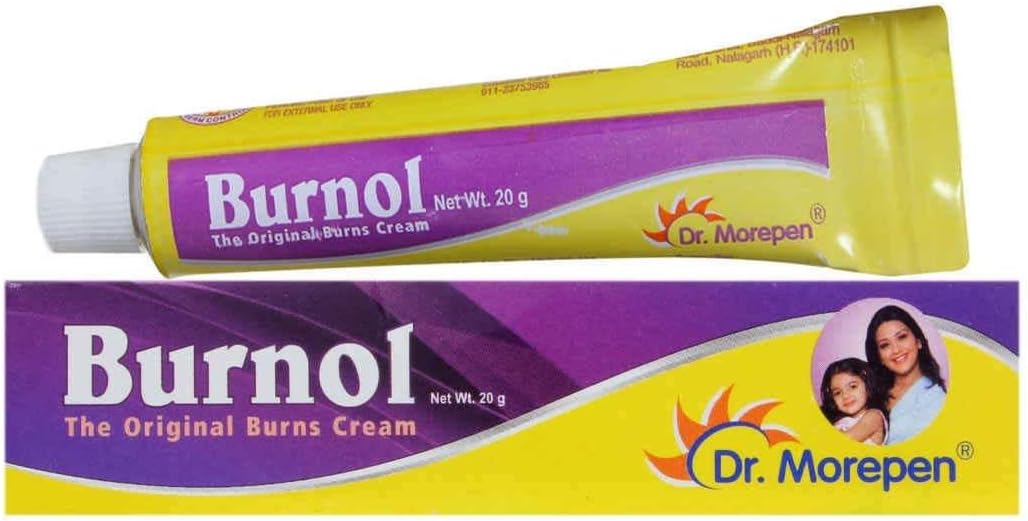 Burnol Anti-Septic Cream - Prevent infection, burns, cuts and wounds. 10g (Pack of 4)