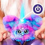Furby Furblets Luv-Lee Mini, K-POP Musik & Sätze in Furbisch (über 45 Geräusche), Kuscheltier in Pink-Lila-Blau, für Kinder ab 6 Jahren