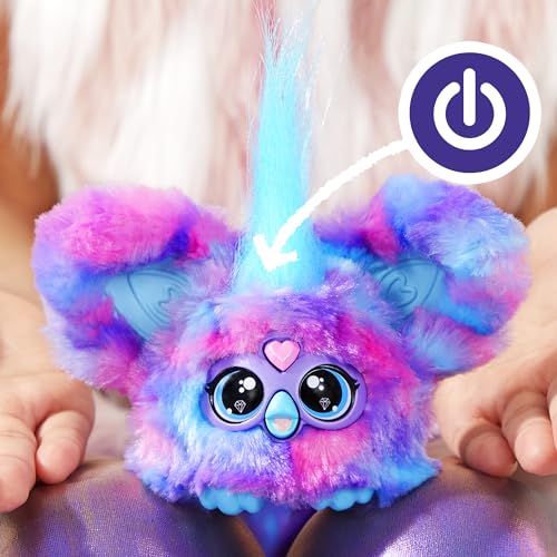 Furby Furblets Luv-Lee Mini, K-POP Musik & Sätze in Furbisch (über 45 Geräusche), Kuscheltier in Pink-Lila-Blau, für Kinder ab 6 Jahren