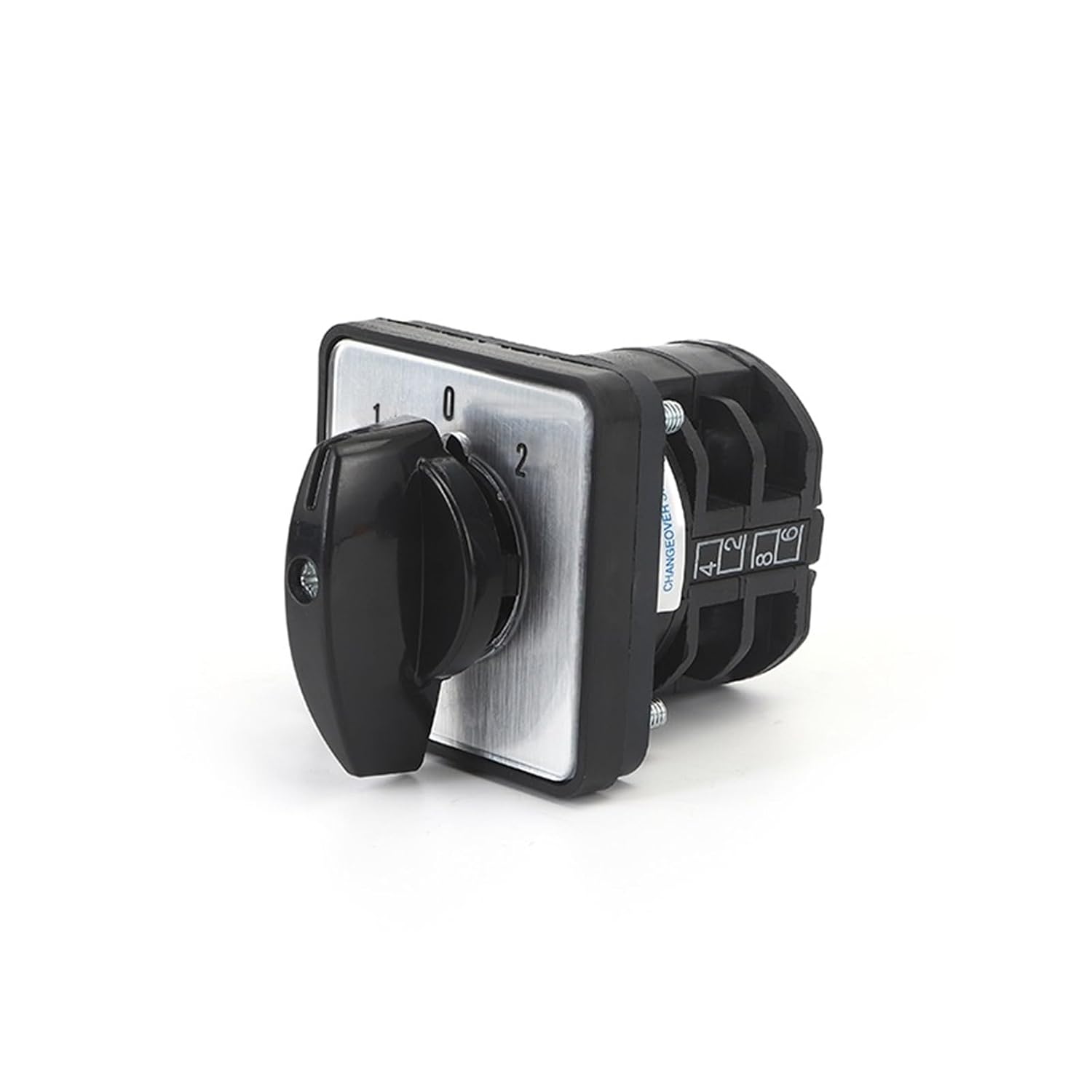 LW8D-10 3 Positions 1-4 Phases 10A 1-0-2 Panel Mounting Cam Changeover Switch Reversing Rotary D101.1 D202.2 D303.3 1Pcs(10A D404.4)