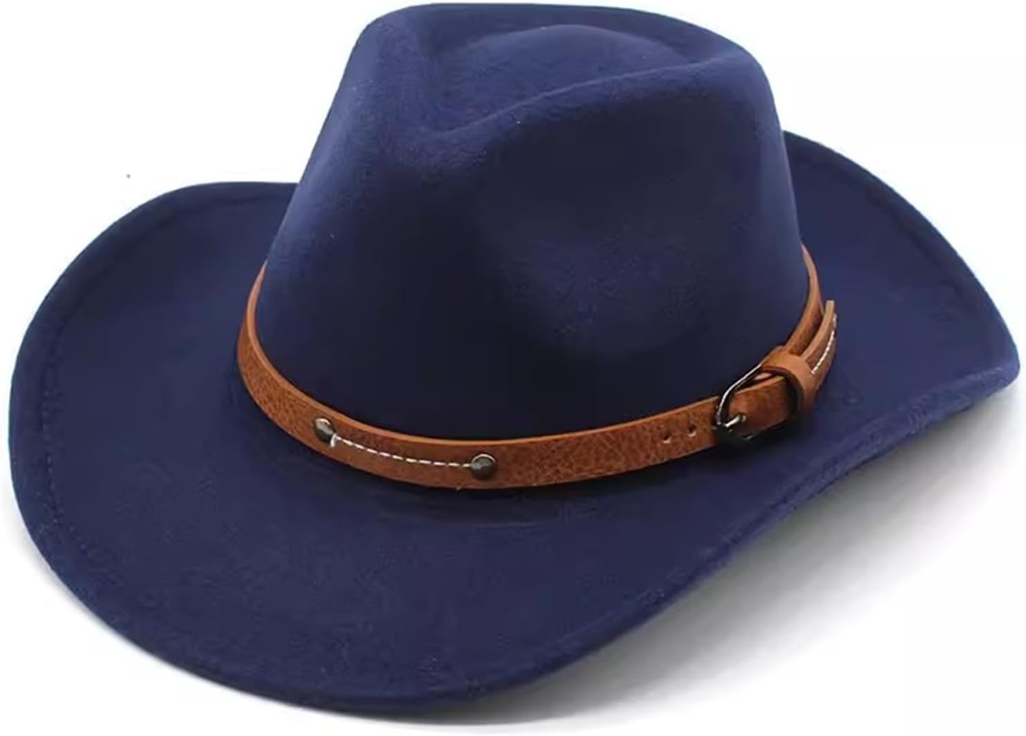 [売店] ウエスタンカウボーイハット ウエスタンカウボーイハット 乗馬ダンスパフォーマンス ジャズハット ベルトアクセサリー フェル