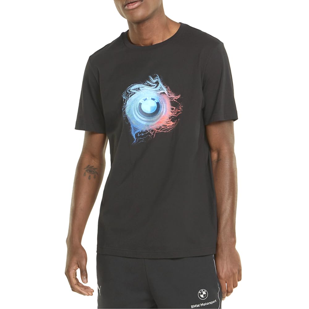 T-Shirt Confortable PUMA BMW M Motorsport Nightride Tee Vetement Homme - 5