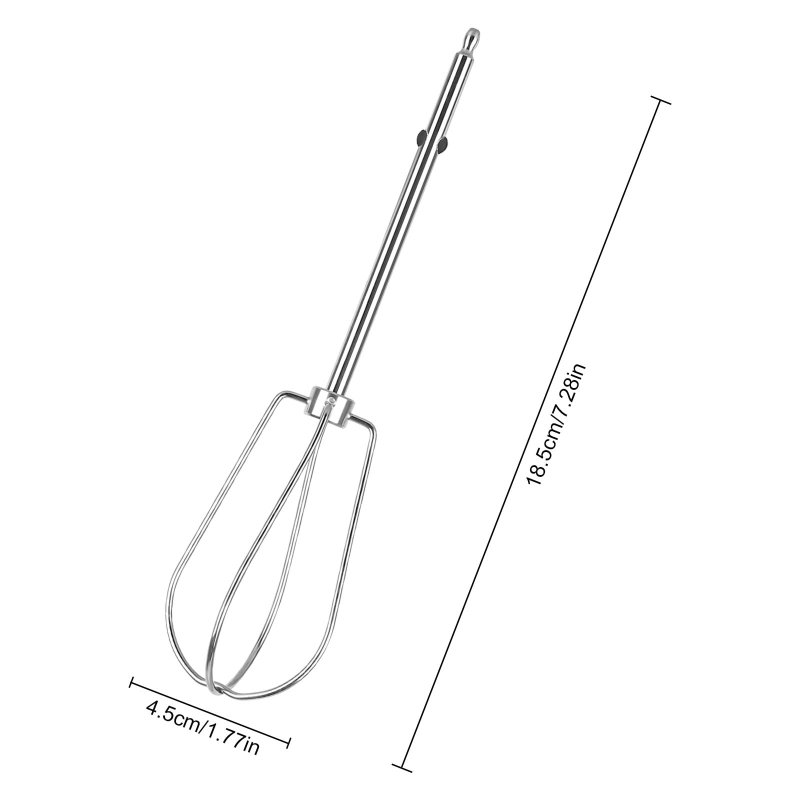 2 Fruste Per Frullatore A Mano | Ricambio Per Turbosen | Acciaio Inox | Lavabili Lavastoviglie - Foto 7