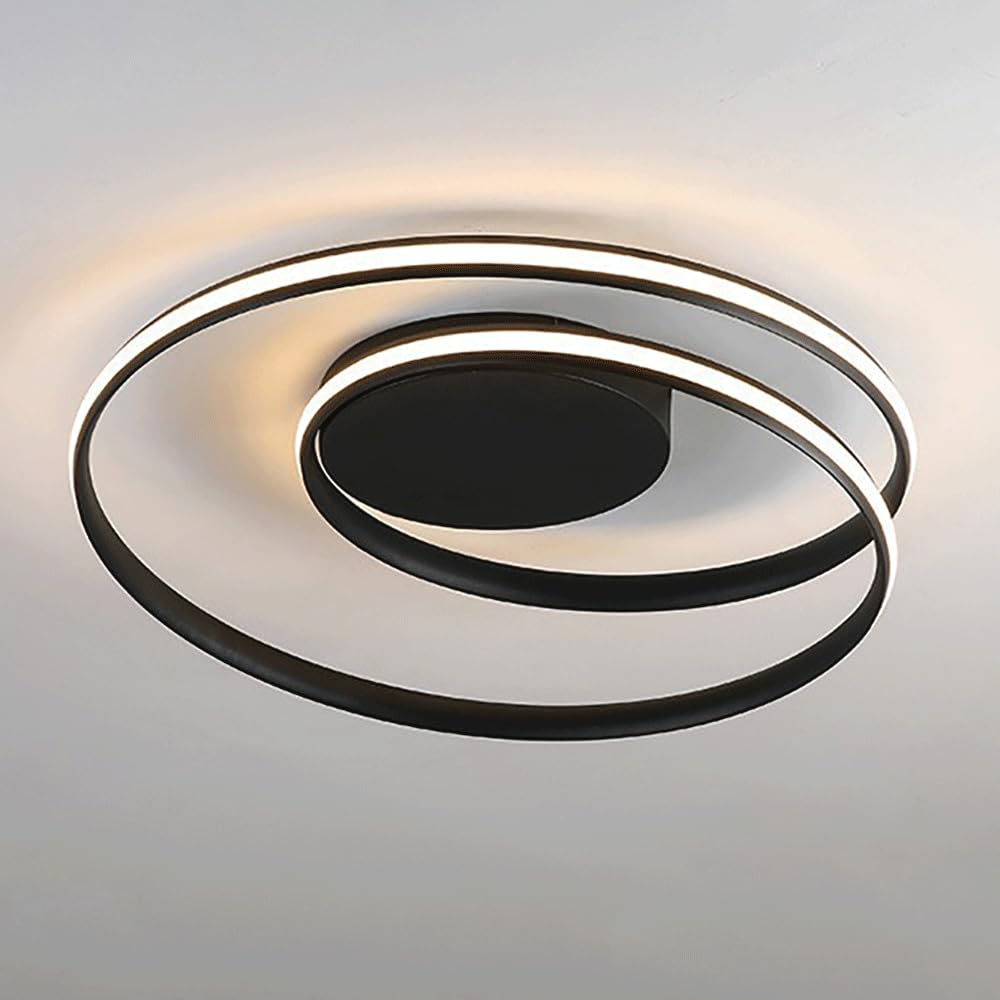 Plafonnier LED moderne anti-zones sombres luminaire spirale pour entrée et couloir