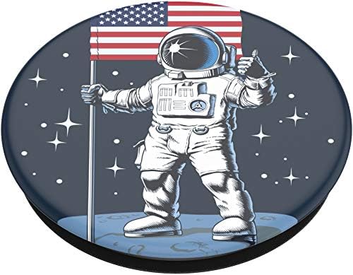 PopSockets: PopGrip with Swappable Top for Phones and Tablets - Man on The Moon