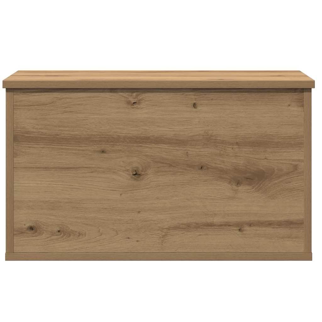 vidaXL Caja de Almacenamiento Roble Artesanal 60 x 35 x 35 cm, Caja de Almacenamiento Moderna, Organizador Rectangular, Solución sin Desorden, Espacio Ample, Diseño Compacto
