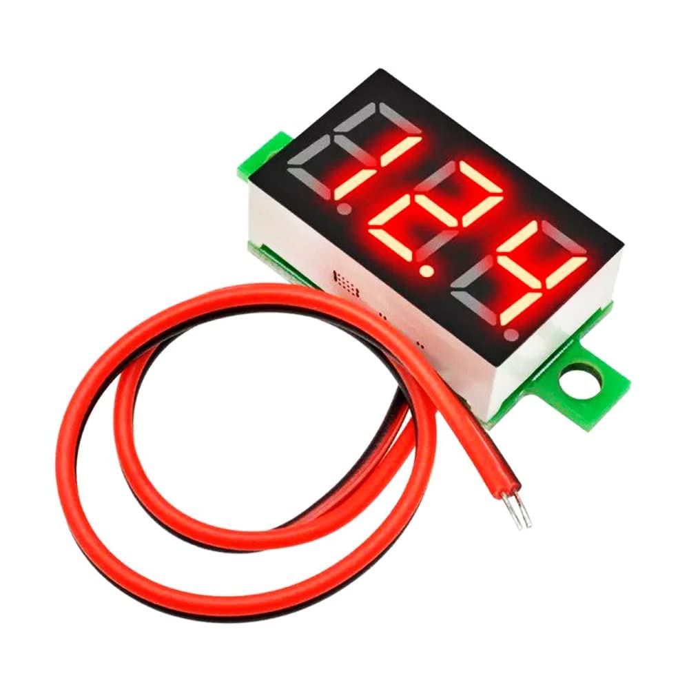 See full amazon price history chart for IDUINO DC 2.4-30V 2-Wire Voltmeter 3-Digit LED Display Panel Volt Meter Digital Voltage Tester (Red) (Pack of 1) IDUINO DC 2.4-30V 2-Wire Voltmeter 3-Digit LED Display Panel Volt Meter Digital Voltage Tester (Red) (Pack of 1) (B0C3DBWWMJ) Amazon Price History, Amazon Price Tracker