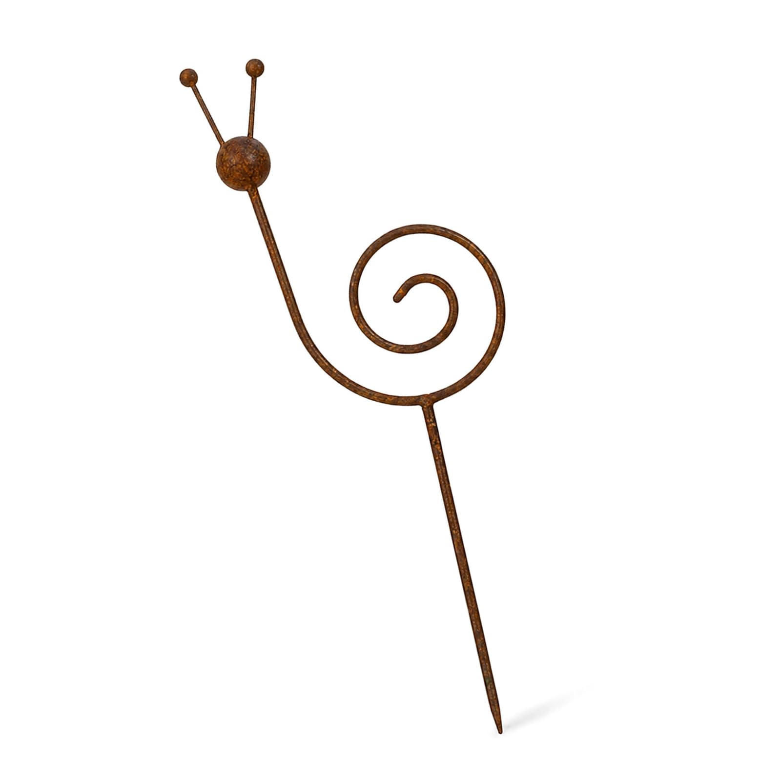Unique Rusty Iron Snail Yard Art Decor Metal Snail Stake Garden Landscaping Outdoor Metal Sculptures for Adding Personality