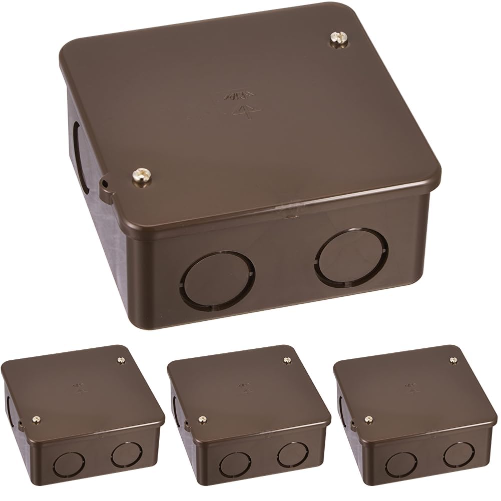 Amazon.co.jp: 未来工業 PVKボックス 中形四角浅型・ノック付