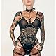 YIOTMOP Harness Damen Leder Lingerie Bondageset Riemenbody Brustgurte Fetisch Erotik Reizwäsche Körper Bondage Gothic Riemengeschirr Unterwäsche Sexgeschirre Sexy Rave Kinky Outfit Fesseln Dessous Set