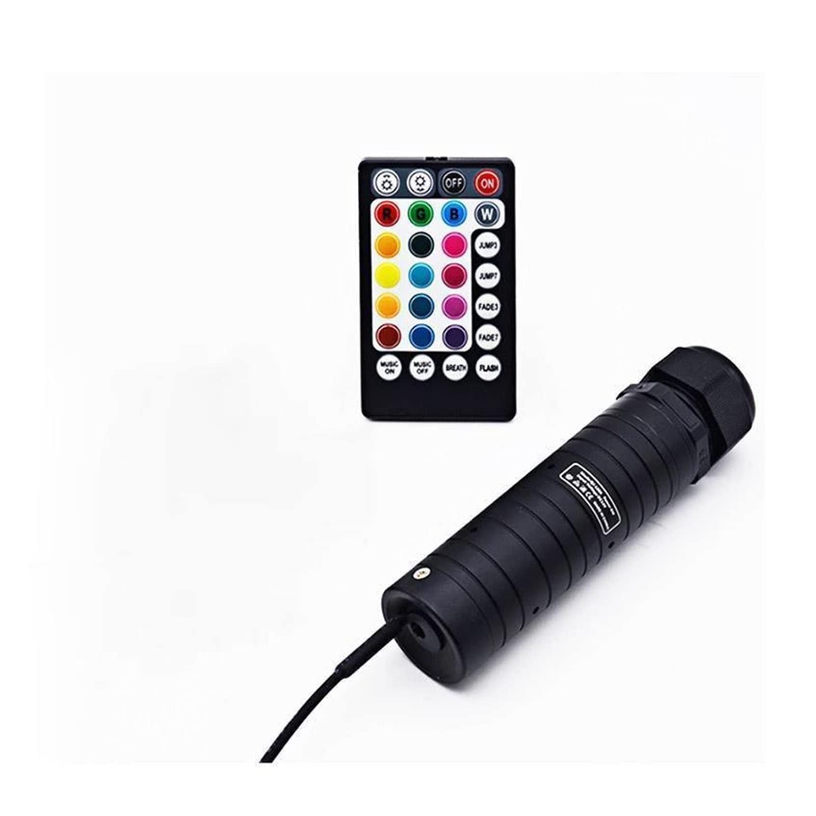 CUDTAPI LED Fiber Optic Light Engine DC12V 6W RGB Car Roof Star Lights LED Fiber Optic Ceiling Light 0.75mm Optical With APP Music Sound Control(150PCS 0.75mm 2M)