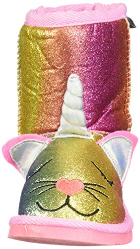 Muk Luks Girl's Averly Unikitten Boots Fashion, Multi Pastel, 12 M Us Big Kid #TOP1