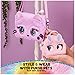 Purse Pets Micros, Baddie Bat Mini Kids Purse with Eye Roll, Shoulder Bag Crossbody Purse Accessories, Girls Coin Purse & Tween Gifts