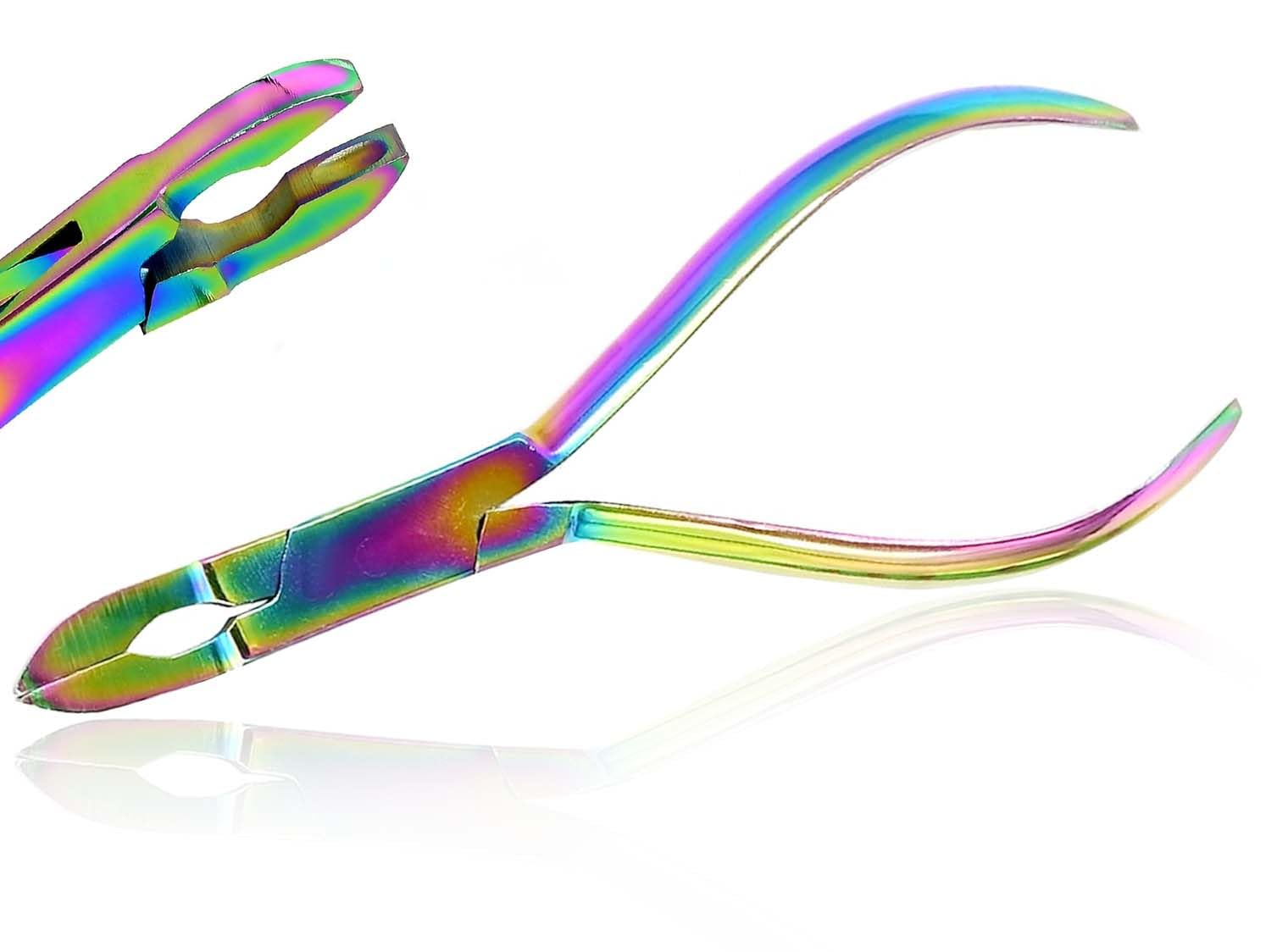AAProTools Multi Rainbow Color Loop Closing Pliers-Perfect for Closing Jump Rings