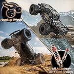 DEERC 9309E All Terrain Fast RC Cars for Adults 40KPH,4WD Electric Off-Road Remote Control Monster Truck,2.4Ghz High Speed Car,Waterproof Monster Truck with 2 Batteries for Boys & Kids - Image 5