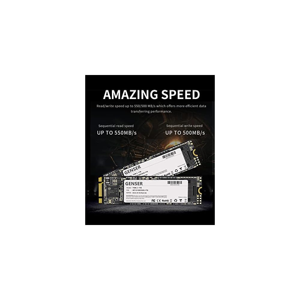 Genser M2 SATA SSD 1TB Solid State Drive 1000GB M.2 Romania | Ubuy
