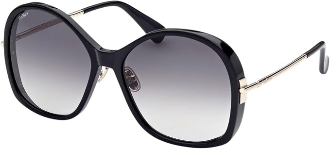 Occhiali da Sole Max Mara MALIBU 7 MM0027 Shiny Black/Smoke Shaded  60/17/135 unisex : Amazon.it: Abbigliamento