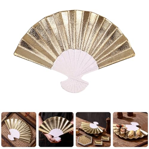 Plato japonés de cerámica en forma de abanico 12 pulg miniatura 7