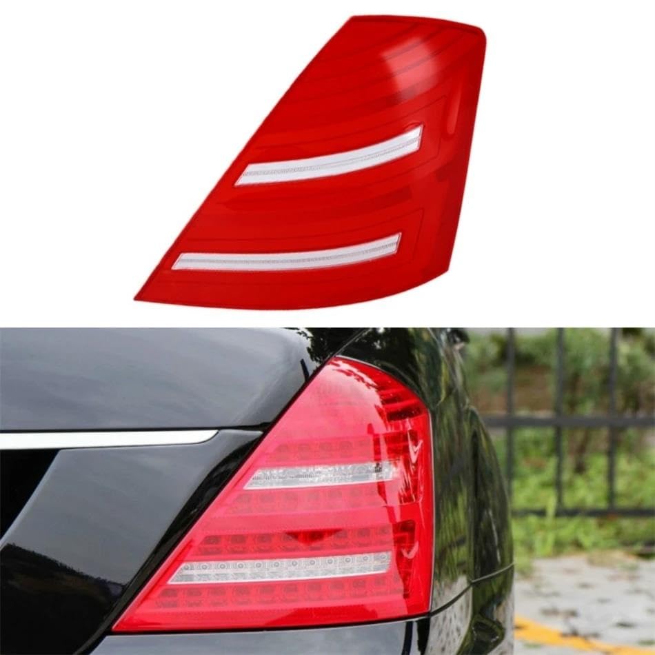 Cubiertas luz trasera coche Clase S W221 par de carcasas transparentes antiarañazos 3