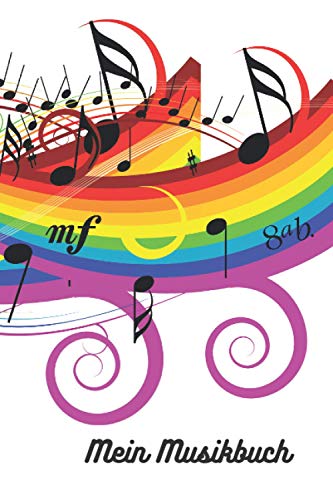 Mein Musikbuch: Leere Noten fur Klavier (German Edition)