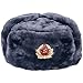 Sweet & Beauty Russian Hat Soviet Army Fur Military Cossack Ushanka – Faux Fur Winter Trapper with Ear Flaps (Size 58 / M) Grey