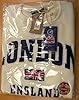 GWCC LE201OWN Unisex London England applique embroidery sweatshirt colour Off White navy embroidery Sizes XS to 4XL (UK, Alpha, L, Regular, Regular) #1