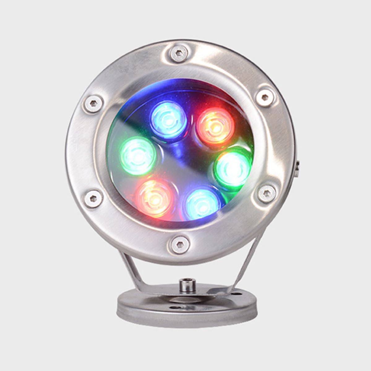 BESTonZON Submersible LED Pool Lights Waterproof Underwater Pond Lights Warm White 6pcs for Swimming Pool and Fountain Outdoor Water Garden Lighting