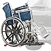 Silver Spring Foldable Manual Wheelchair Carrier Platform with Hitch Ball Mount, and Tilt Feature for Easy Roll-On Loading, 100 lb. Weight Capacity