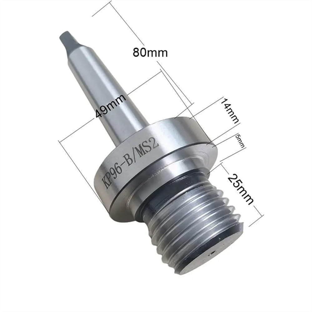 Adaptateur de mandrin de travail du bois for filetage M33X3,5 avec support conique #2 MT2(MT2-M33X3.5)