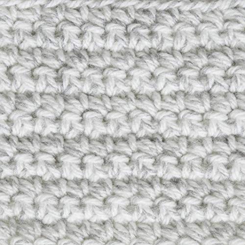 Bernat Super Value Yarn, 7 Oz, Gauge 4 Medium Worsted, Grey Ragg #TOP2